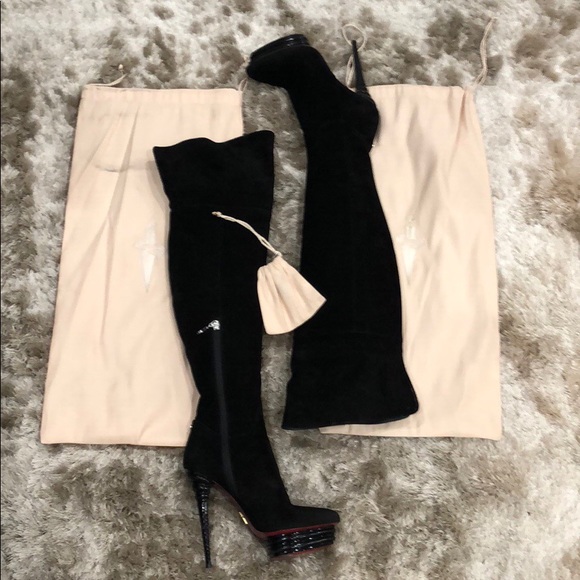 Cesare Paciotti Women’s Over the Knee Boots - Picture 7 of 8